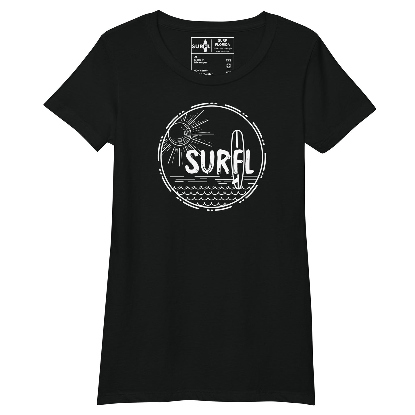 Women’s Longboard Fitted T-shirt
