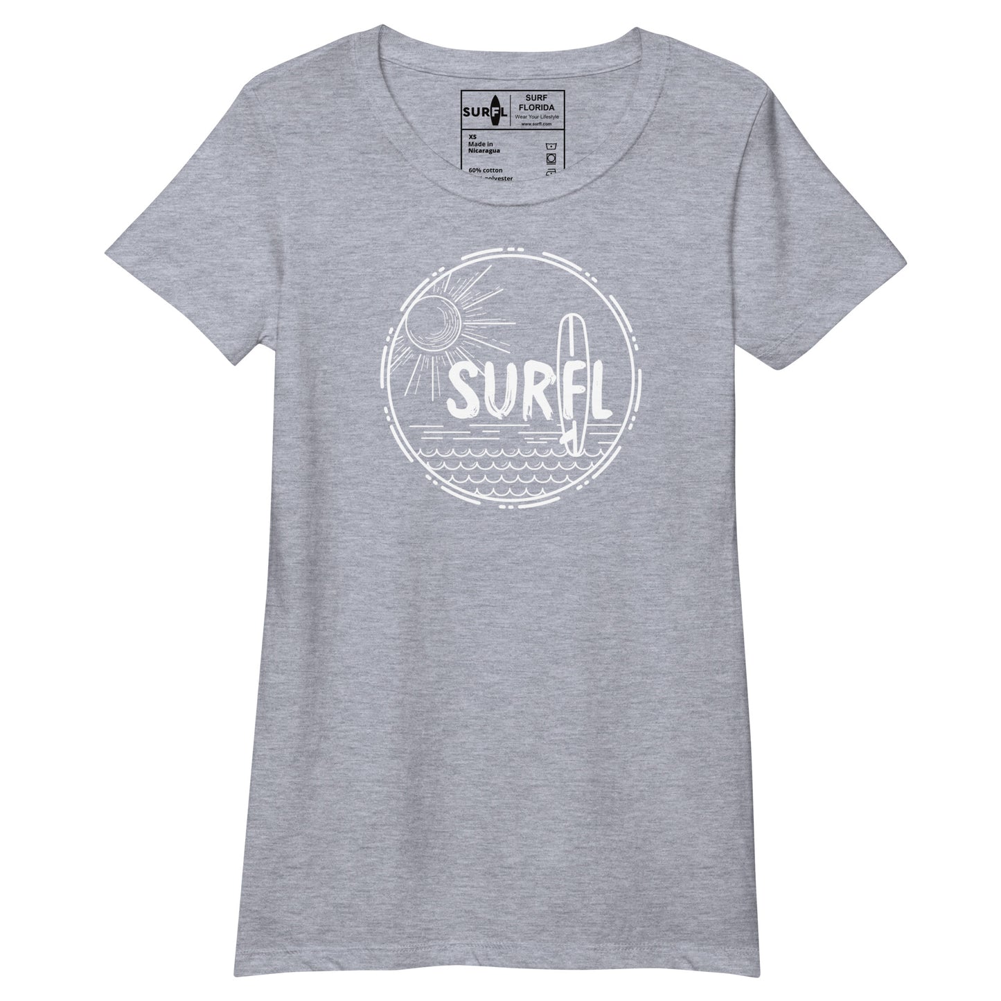 Women’s Longboard Fitted T-shirt