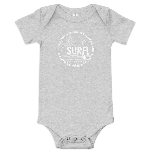 Baby Surf Florida Longboard Onsie